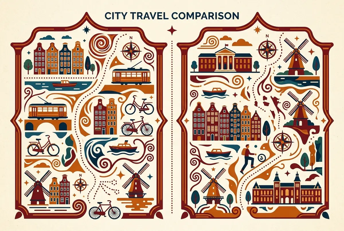 Icon-based infographic comparing common teotihuacan tour reddit and tripadvisor review themes, labeled early departure, guide quality, and disclosed stops